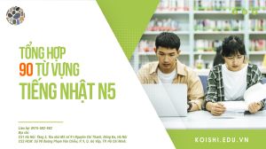 Tổng hợp 90 từ vựng tiếng Nhật N5 - Ôn thi JLPT
