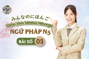 Ngữ pháp tiếng Nhật bài 3 - Minnano Nihongo